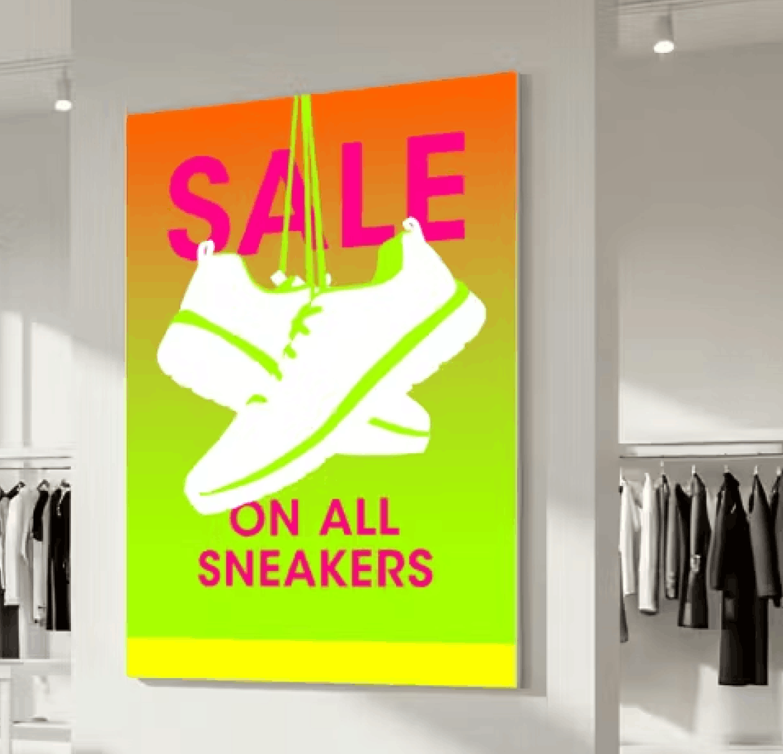 Drukwerk met fluo kleuren