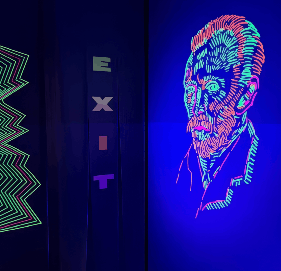 Stickers, vinyl, baches of doeken bedrukken in fluo kleuren