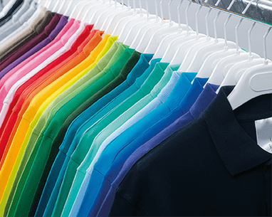 Bedukte textiel, kledij & werkkleding