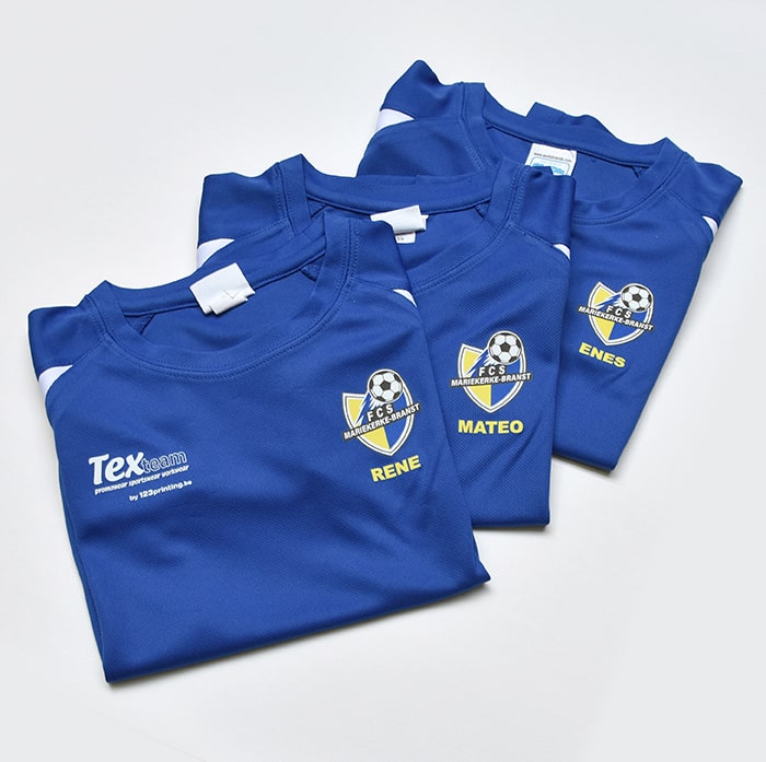 bedrukte sportshirts - sportkleding voor jouw club