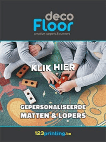Catalogus decofloor gepersonaliseerde matten tapijten lopers